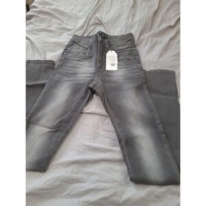 Universal Standard Vintage Logan Hi Rise Skinny distress Grey Women SZ 00 32" in